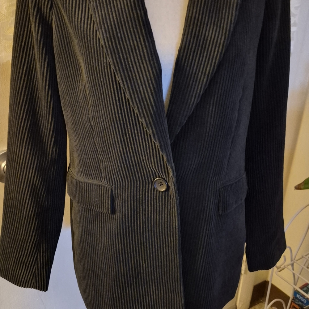 Banana Republic Black Corduroy One Button Blazer - Picture 8 of 8